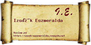 Izsák Eszmeralda névjegykártya